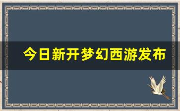 公益梦幻sf：今日新开梦幻西游发布网(梦幻西游发布时间)