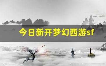 今日新开梦幻西游sf(梦幻西游新开服) (3)